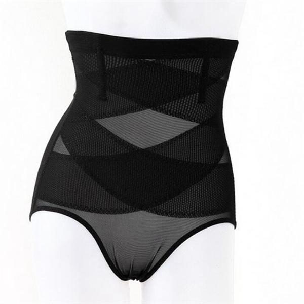 Women Sexy Transparent Mesh Shaping Panties Breathable Slimming Tummy Body Shaper Panties Underwear