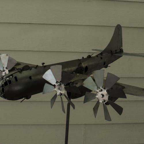 New B-29 Super Fortress Aircraft Metal Wind Spinner