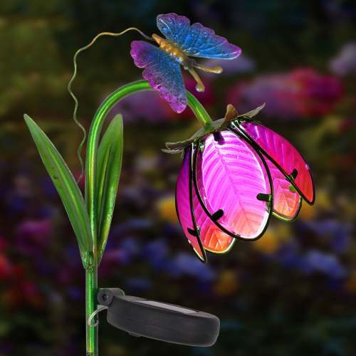 Flower Shaped Solar Powered Stake Lights