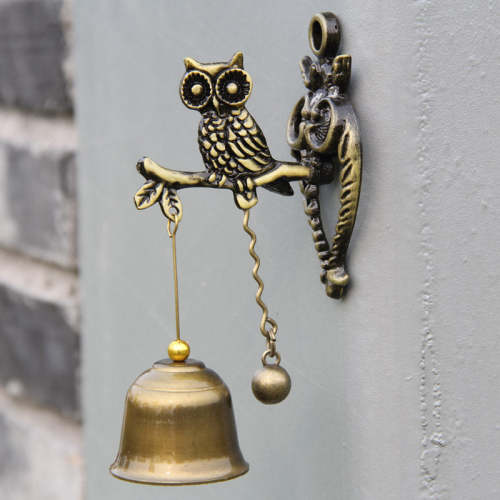 Vintage Metal Animal Doorbell Decor