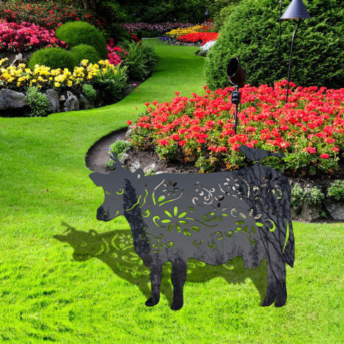 Cattle Shape Outdoor Garden Lawn Stake
