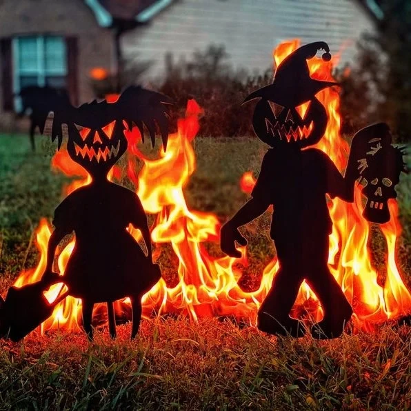 👻Cute and Unique Ghost Zombies - Halloween Yard Decor Metal Art👻