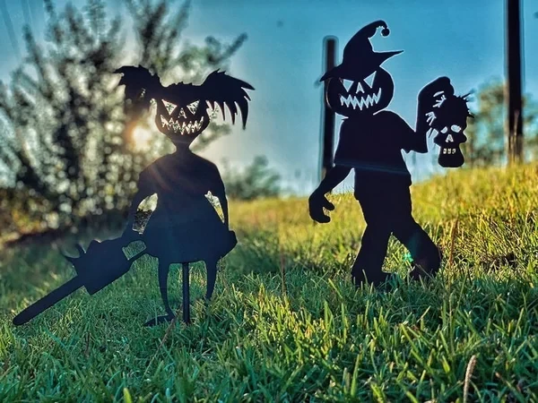 👻Cute and Unique Ghost Zombies - Halloween Yard Decor Metal Art👻