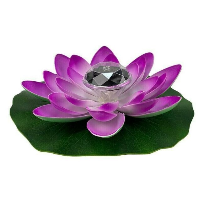 Solar Floating Lotus Flower Light(One piece set)
