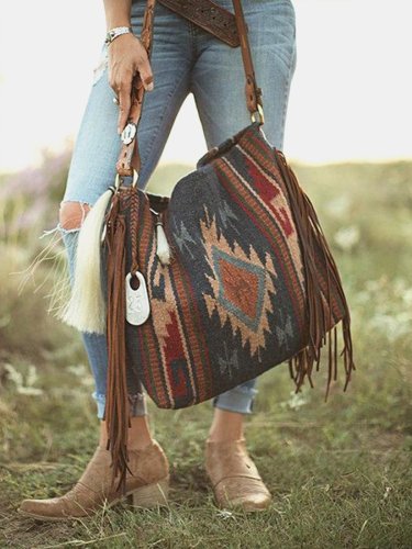 Women's Western Style National Style Shoulder Bag