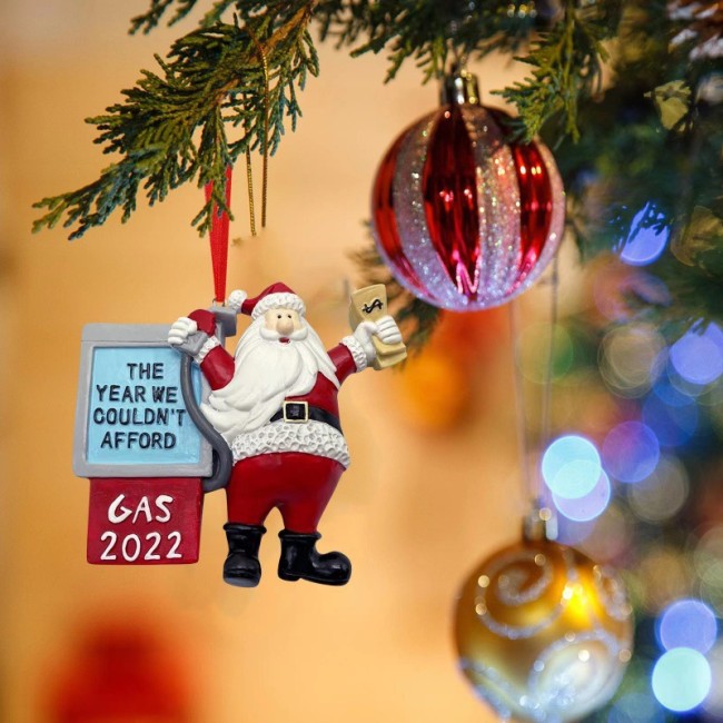 2022 Christmas Ornament  The Year We Couldn't Afford Gas 