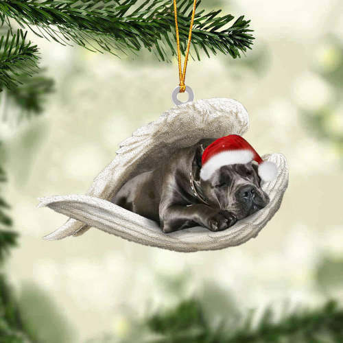 Cane corso Sleeping Angel Christmas Ornament