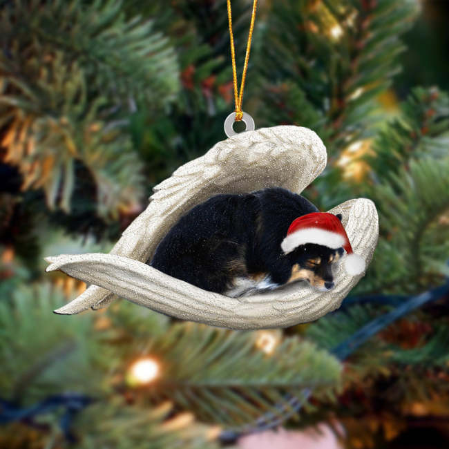 Finnish Lapphund Sleeping Angel Christmas Ornament