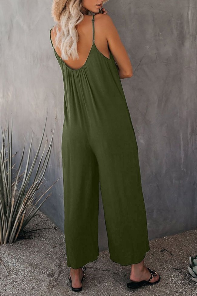 LAST DAY 50% OFF🔥Ultimate Flowy Jumpsuit with Pockets