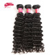 Ali Queen Hair Deep Wave Brazilian Hair Weave Bundles Remy Hair Weaving 12 -24 inches Human Hair Extension Natural Color
