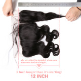 Ali Queen Hair Swiss Lace Brazilian Body Wave 13x4 Lace Frontal Ear To Ear Pre Plucked With Baby Hair High Quality Human Hair Free Part