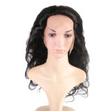 Ali Queen Hair Pre Plucked Hairline 360 Lace Frontal With Elastic Bangs Brazilian Virgin Human Hair Body Wave 10 -20 inches In Stock