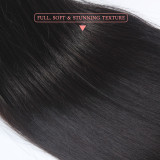 Pre Plucked 360 Lace Frontal Brazilian Straight Virgin Human Hair Natural Color Ali Queen Hair Lace Frontal With Baby Hair