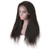 130% Density Pre Plucked Yaki Straight Full Lace Human Hair Wigs With Baby Hair Natural Hairline Ali Queen Hair Brazilian Remy Hair Lace Wigs