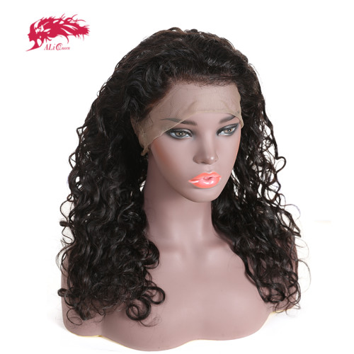 Pre Plucked Natural Wave Full Lace Human Hair Wigs With Baby Hair Natural Hairline Ali Queen Hair Brazilian Remy Hair 130% Density Lace Wigs