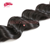 Ali Queen Hair Brazilian Loose Deep Virgin Human Hair Weaves Bundles 10 -30 inches Natural Color 100% Unprocessed Human Hair Weaving