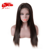 Virgin 150% Density Brazilian Straight 13x4 Lace Front Wig Natural Black Color Wig 8 -26 inches Virgin Hair Wig Best Human Hair Wigs
