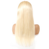 613# Blonde Hair Wig Human Hair Wigs 130 Density 13x6 Remy Straight Hair Wigs Lace Front