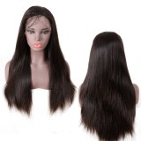 4x4 5x5 6x6 Closure Wig 150% / 180% Natural Color Pre-Plucked With Baby Hairline Brazilian Straight Remy Hair Lace Closure Wig