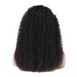 Kinky Curly Headband Scarf Wig Glueless Human Hair Wigs for Black Women Ali Queen Hair Headband Wig With Brazilian Virgin Hair