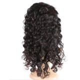 Natural Wavy 4x4 HD Transparent Lace Closure Wig Brazilian Natural Color Remy Human Hair Wig For Women 13x4 Lace Front Wigs
