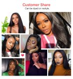 Straight HD Transparent 13x4 Lace Front Wig With Baby Hair Brazilian Remy Human hair 4x4/5x5Lace Closure Wig With Free Part