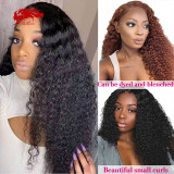 13x4 13x6 Lace Front Wig Natural Black Lace Frontal Wig Remy 130% 150% Density Brazilian Kinky Curly Human Hair Wigs For Women