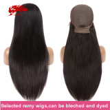 130% 150% Brazilian Straight 13x4 13x6 Lace Front Wig Natural Black Color Wig 10 -24 inches Virgin Remy Hair Wig Best Human Hair Wigs
