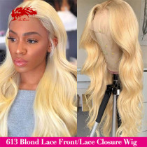 13x4 13x6 Virgin Remy Hair Wigs Body Wave Lace Front Wig 613# Blonde Hair Wig Human Hair Wigs 150 Density