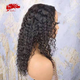 130% 150% Brazilian Water Wave 4x4 5x5 Lace Closure Wig Natural Black Color Wig 10 -30 inches Virgin Remy Hair Wig Best Human Hair Wigs