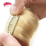 Ali Queen Hair Straight Clip In Human Hair Extension Brazilian Virgin Hair Extensions