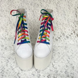 Sweet Silver Lolita High Platform Boots