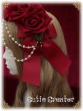 Cutie Creator -The Rose Bride -Beadchain Headbow -In Stock