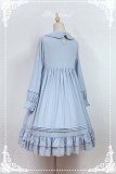 Rosemarie~ Solid Color Lolita Long Sleeves OP Dress