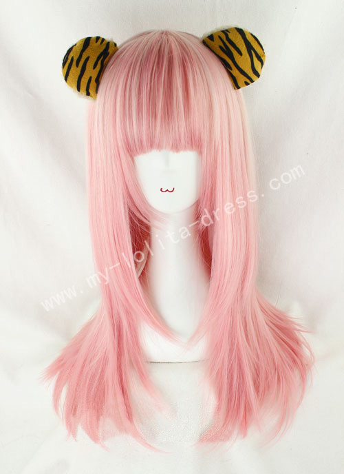 Sweet Pink Straight Lolita Wig