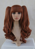 Attractive Unicolor Curls Brown Lolita Wig