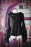 Elegant Lolita Hime Sleeves Blouse Autumn and Winter Version -Ready Made