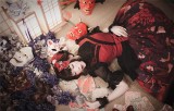 Hyakki Yakō*Sacrifice to Red Leaves~ Gothic Lolita Jumper Dress