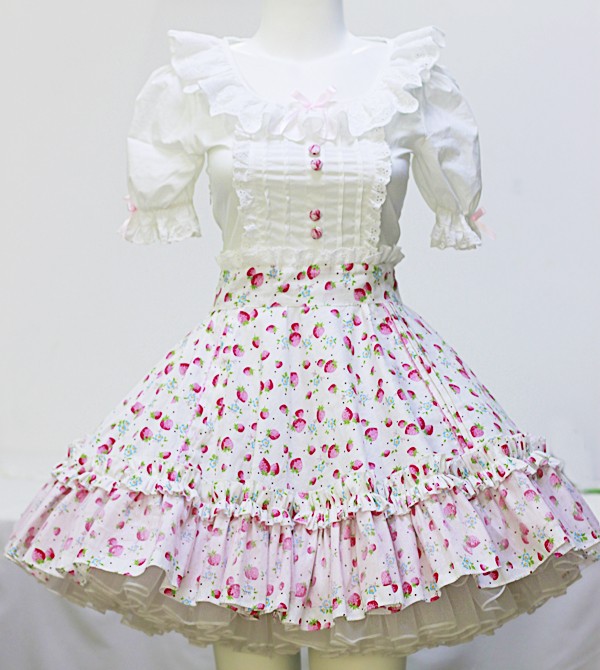 Brown Christmas Gift Print Long Sleeve Sweet Lolita OP Dress main image 1