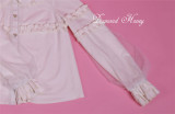 Sweet Peter Pan Collar Long Sleeves Lolita Blouse White M In Stock