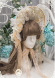 Ode to Love and Vows ~Luxury Lolita Fullset (OP + Necklace + Wristcuffs + Bonnet + Back Yarn) -Ready Made