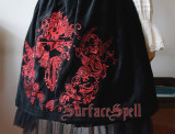 Surface Spell Judgement Day Embroidery High Waisted Skirt-In Stock