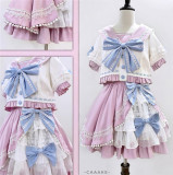 Rising Star ~Sweet Sailor Lolita Top+Skirt Set - In Stock