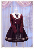 Magic Music School~ College Style Bass Embroidery Lolita OP Dress