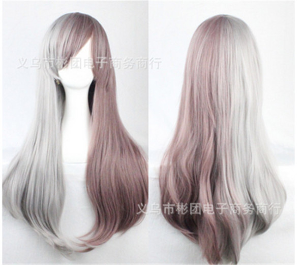 Sweet Girl's Face Framing Cosplay Long Straight Wig