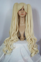 Light Blonde Wavy Ponytail Princess Wig
