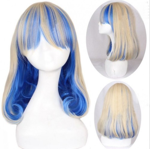 Antique White Blue Sweet Lolita Short Wig $ 21.99-Princess Wigs