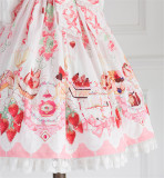 Strawberry Feast- Sweet Lolita OP Dress