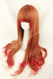 75cm Red Brown Curls Lolita Wig