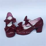 Sweet Chocolate Lolita Heels Shoes
